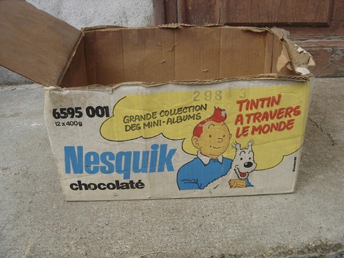 Carton vide nesquik chocolaté - nesquik,