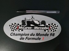 Autocollant Sticker Formule 1 Mercedes Mc Laren