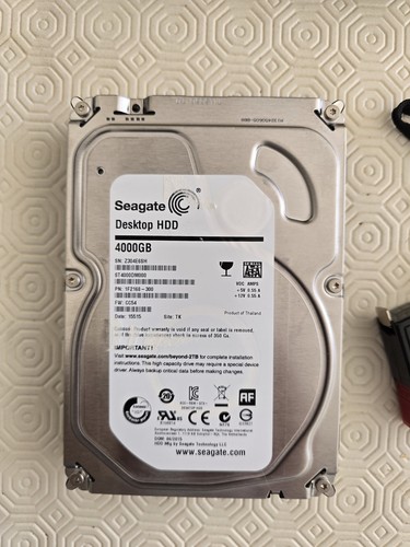 Disque dur 4tb seagate - 4tb, 3.5"