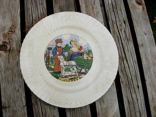 Assiette ancienne digoin - assiette,