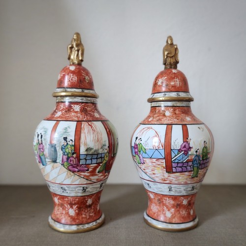 Paire vases chinois - paire,