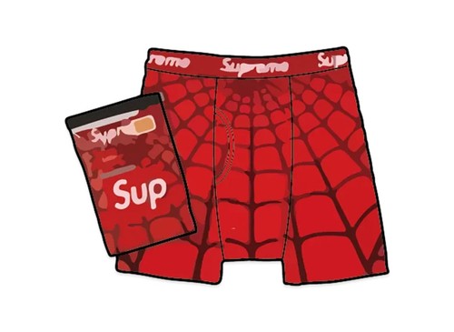Supreme hanes spider man - supreme, x