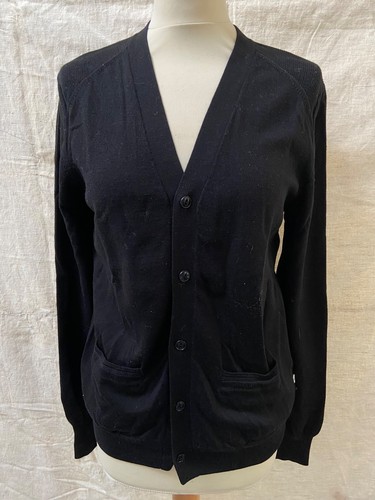Cardigan laine 100 noir - m,