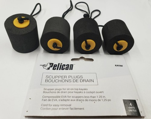Pelican kayak scupper plugs - pelican, 4