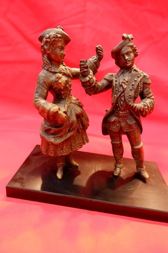 Sculpture couple statue - , en
