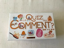 Le quiz des comment ?  des 4-7 ans boite jeu éducatif Larousse