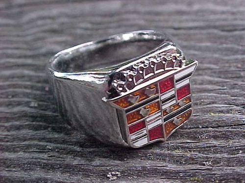 1950s cadillac crest - 1950s, silver
