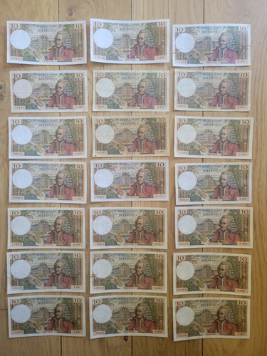 France lot billets - france, 21