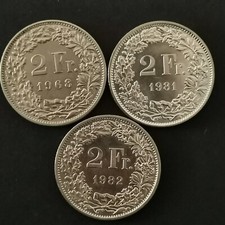 LOT 3 * 2 FRANCS 1968 & 1981 &