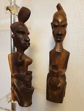 Couple   bois sculpté Afrique  Objet ancien. Ethnique, Tribu, Culte