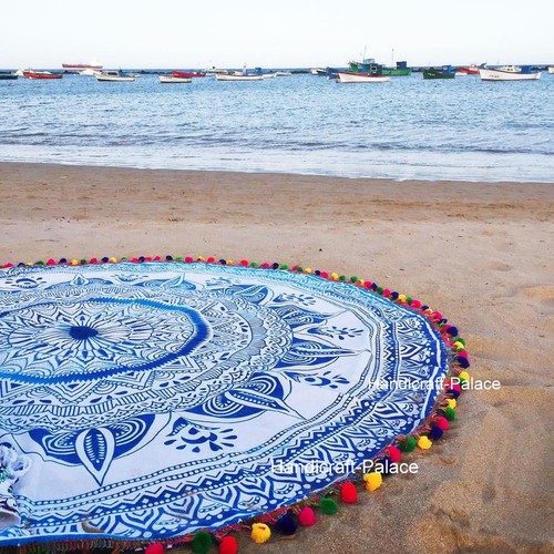 Indien bleu ombre - bleu,