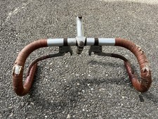 1940-50s stem and handlebar Randonneuse Caminargent pitard narcisse Mafac Herse