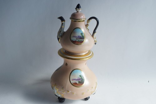Tisanière porcelaine xixe - porcelaine,