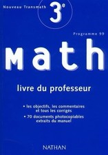 Nouveau Transmath, 3e, professeur, Malaval