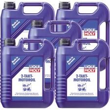 5x Liqui Moly 2-Takt-Motoroil Mélange Bidon huile moteur 5 Litre