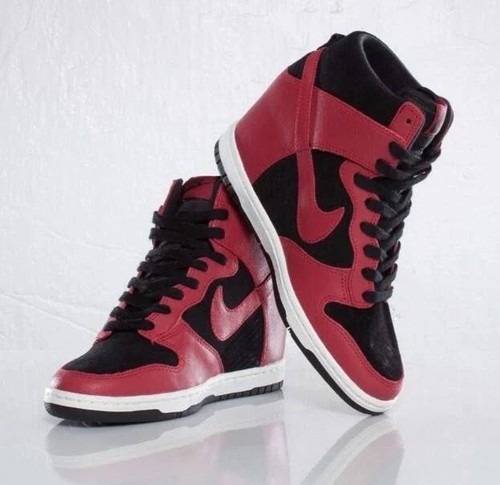 Nike sky high dunk bred - nike, 'bred'