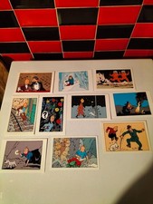 10 CARTES POSTALES TINTIN HERGE MOULINSART  (AL360)