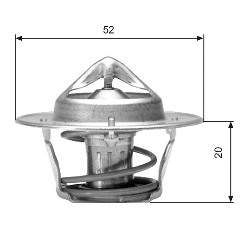 Thermostat gates th04182g1 - -,