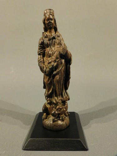 Vierge miniature noyer - vierge,