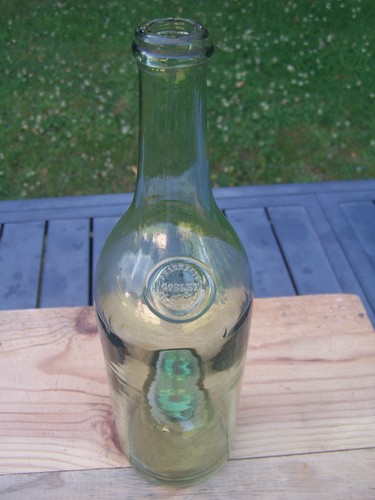 Bouteille verre ancien - bouteille,