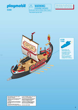 PLAYMOBIL 5390 Galere Romaine Bateau Empire Légionnaire pièces détachées 4276