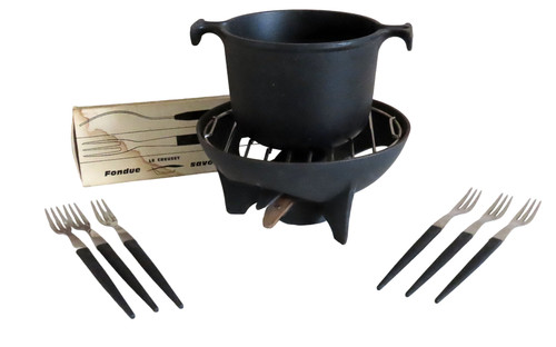 Creuset service fondue - creuset, a