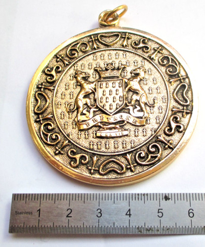 Ancien imposante médaille - imposante,