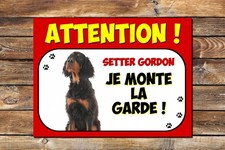 Plaque attention au chien