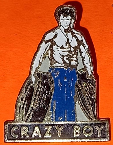 Pin metal crazy boy - pin's,