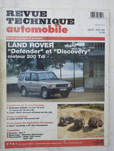 Revue technique land - revue, rover
