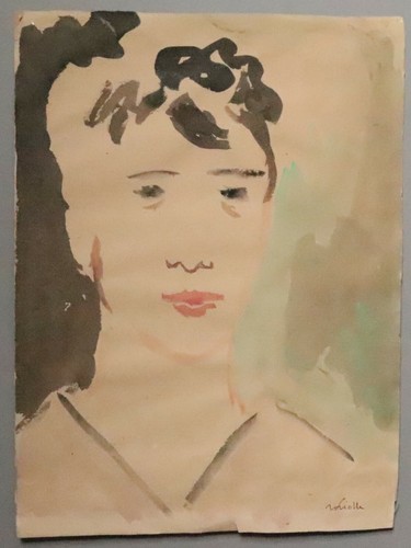 Jean fiolle aquarelle portrait - fiolle,