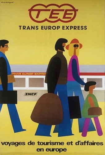 Affiche poster train sncf - affiche,
