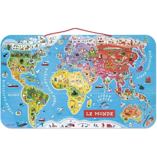 Puzzle carte monde - puzzle,