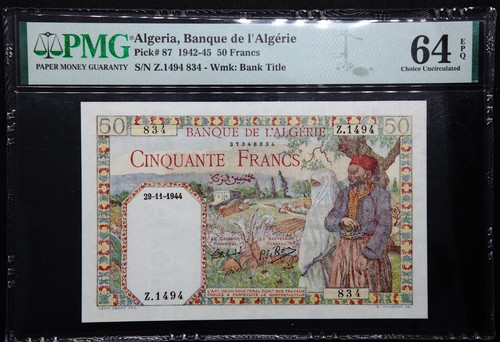 Francs 1944 banque - 50,