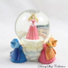 Snow globe les fées et Aurore DISNEY STORE La Belle au bois dormant boule