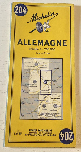 Carte michelin 204 - carte,