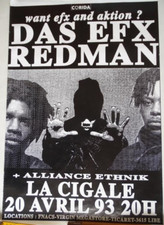 affiche concert RAP :  DAS EFX
