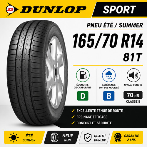 Lot pneus dunlop sport - pneus,