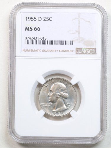 1955 25c washington silver - washington,