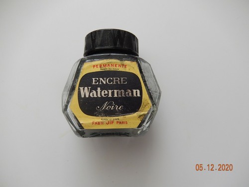 Ancien flacon encre - ancien, waterman