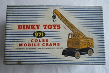 BOITE DINKY TOYS 971 COLES MOBILE CARNE pas voiture ni camion GRUE 