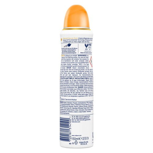 Dove deospray 150ml - 6x,