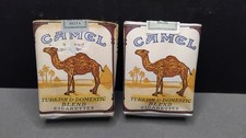 Lot de 2 paquets de cigarettes vides CAMEL Souple  (Anciens - vintage)