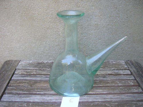 Porron verre soufflé cul - verre,