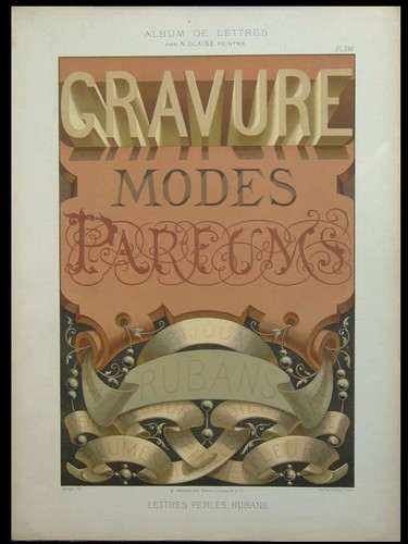 Lettres art nouveau - art, modes