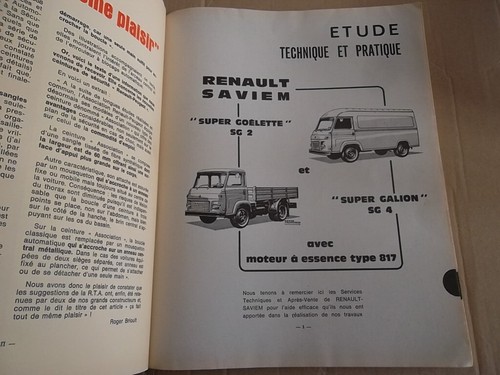 Revue technique renault saviem - revue,