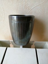 BBL1- Christofle ancienne Timbale en Métal Argenté Cotelé