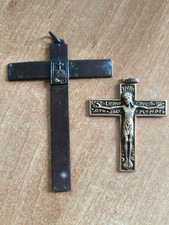 2 croix bronze Jesus