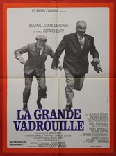 "LA GRANDE VADROUILLE" Affiche originale 1966  (BOURVIL, Louis DE FUNES) 60x80cm