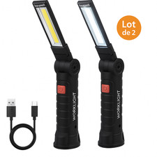 Lot 2 Lampes de Travail LED
